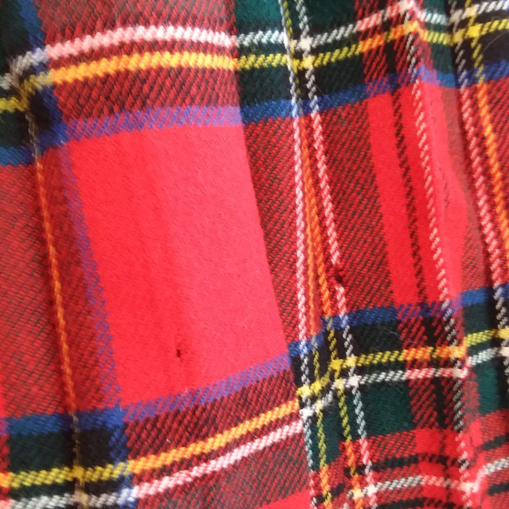 Scotch House Plaid Wool Kilt Womens 26" Waist Skirt Pleated Tartan Outlander - Picture 14 of 14